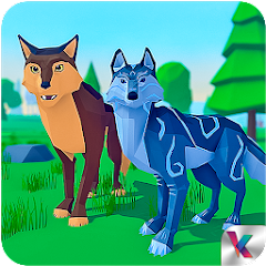 Wolf Simulator Fantasy Jungle icon