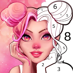 Color by Number Coloring Games icon